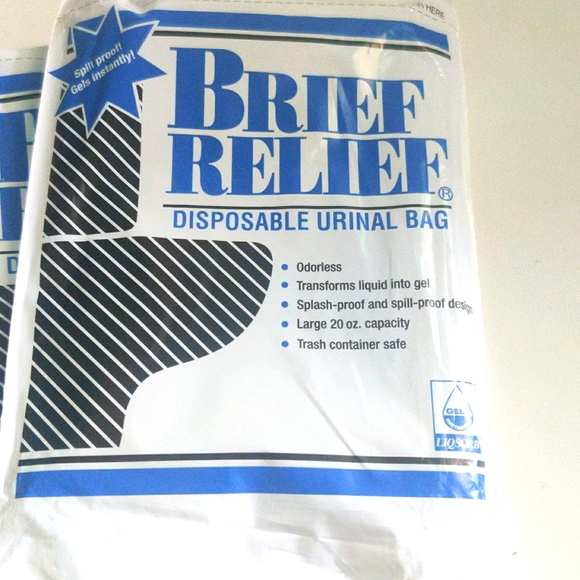 BRIEF RELIEF DISPOSABLE URINAL BAG - Picture 2 of 2